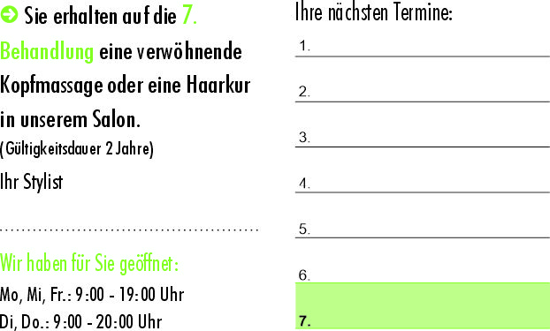 Visitenkarte 2026 Kundenkarte 2026